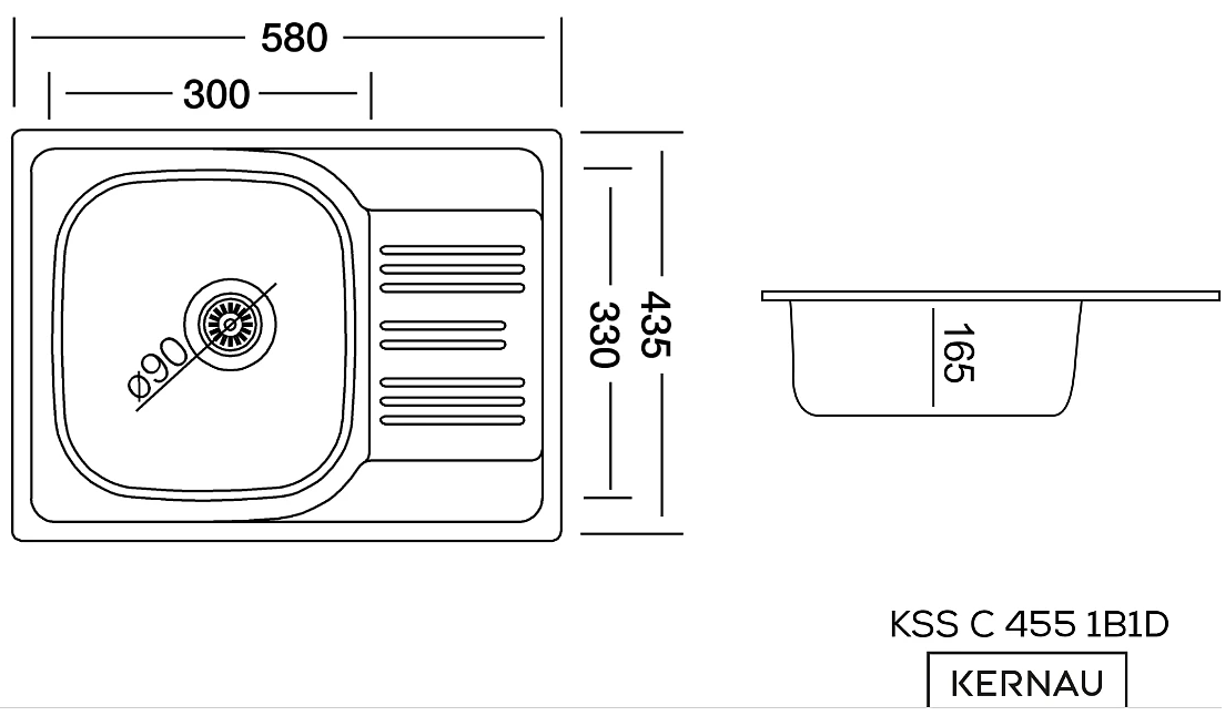 KSS C 455 1B1D Smooth